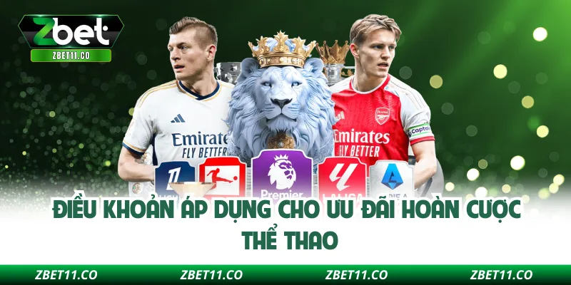Điều khoản áp dụng cho ưu đãi hoàn cược thể thao